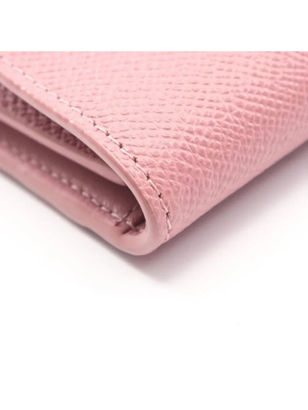 Dior Trifold Wallet Caro Smoki Pink Leather